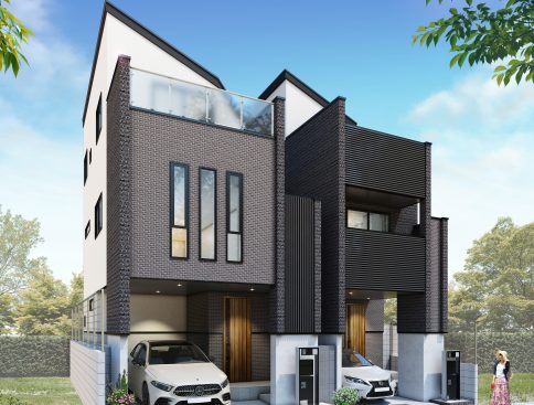 都営大江戸線「牛込柳町」駅<br/>新築戸建<br/>価格19,180万円～<br/>駅9分　全2棟